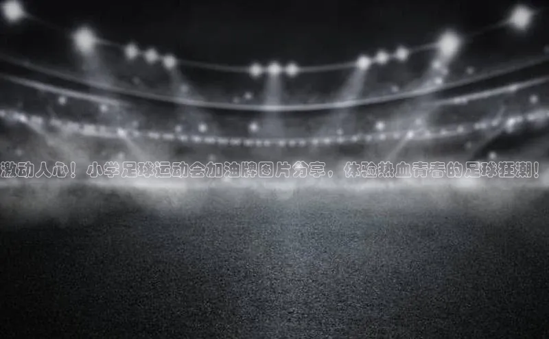 恒盛平台登录入口网页版猫眼激动人心！小学足球运动会加油牌图片分享，体验热血青春的足球狂潮！
